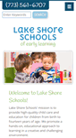 Mobile Screenshot of lakeshoreschoolschicago.com